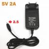   Dc 5V 2A  Usb   2.5Mm  